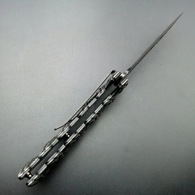 Skull Folding Knife