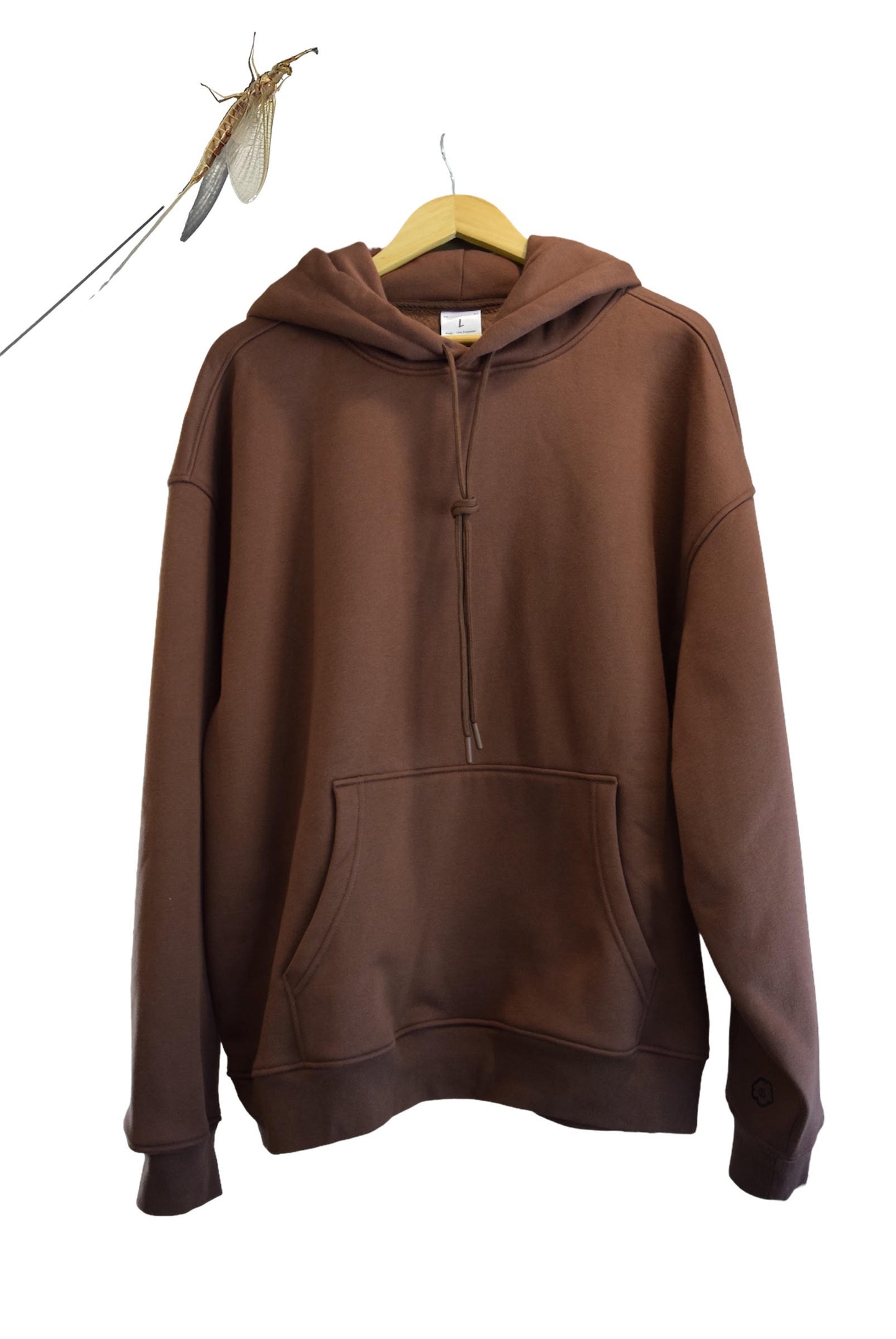 Brown Logo Hoodie