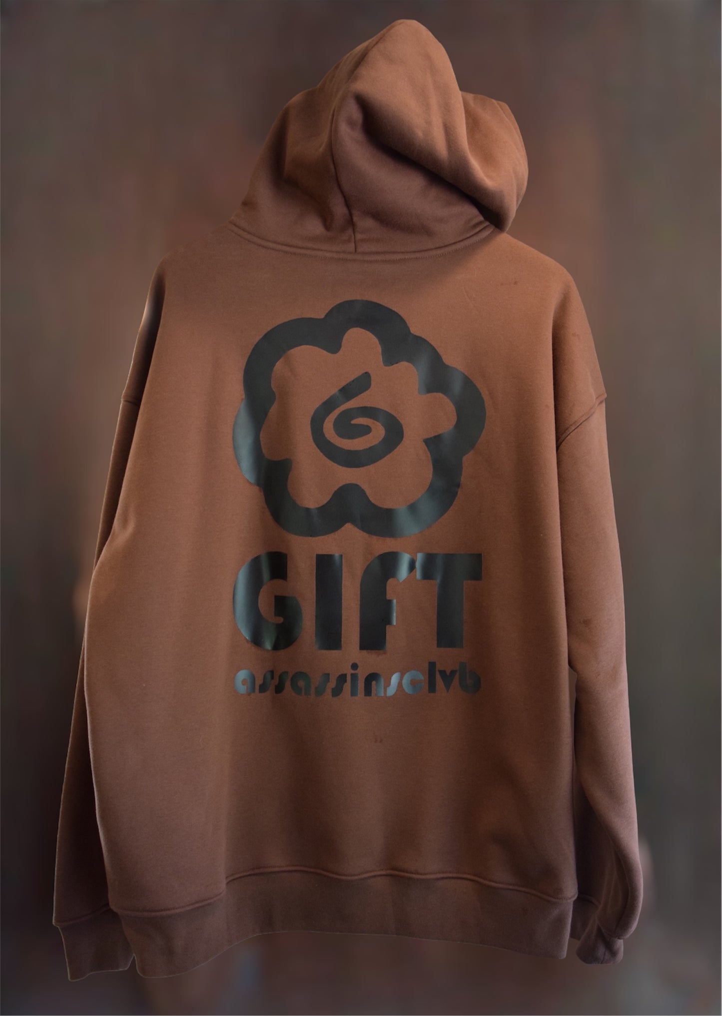 Brown Logo Hoodie