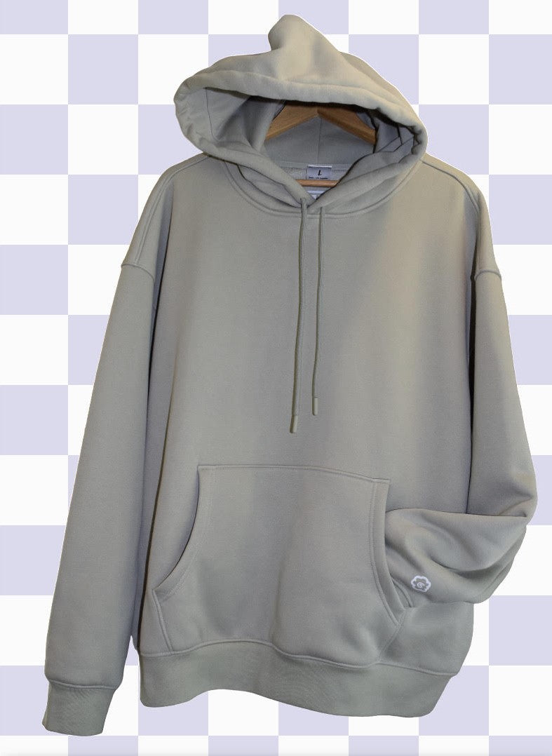 Gray Logo Hoodie