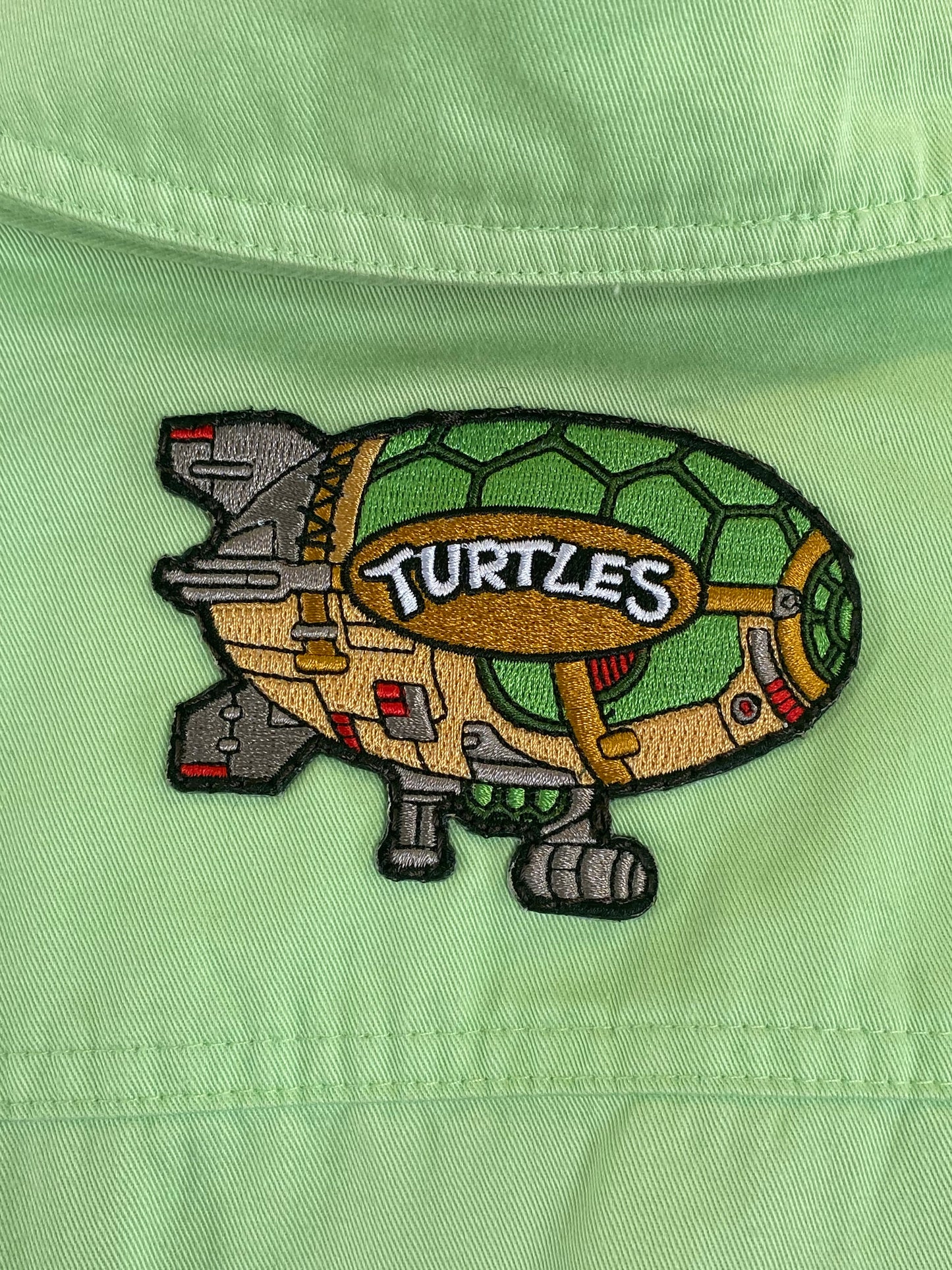 Lime Green Military Jacket